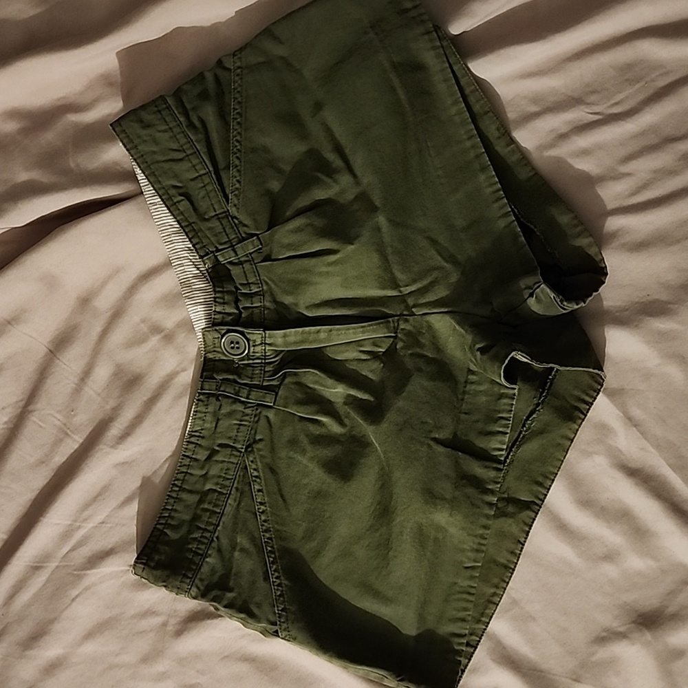 Green shorts